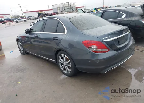 2015 Mercedes-Benz C 300 from USA, damaged, VIN 55SWF4JB6FU094264